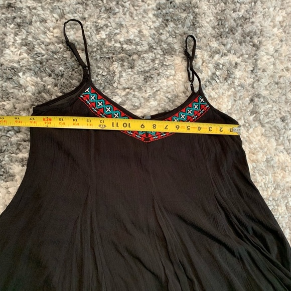 Lily Rose Black Spaghetti Strap Dress Size Medium - Picture 11 of 17